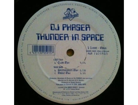 Vinil Thunder In Space Private Life Music