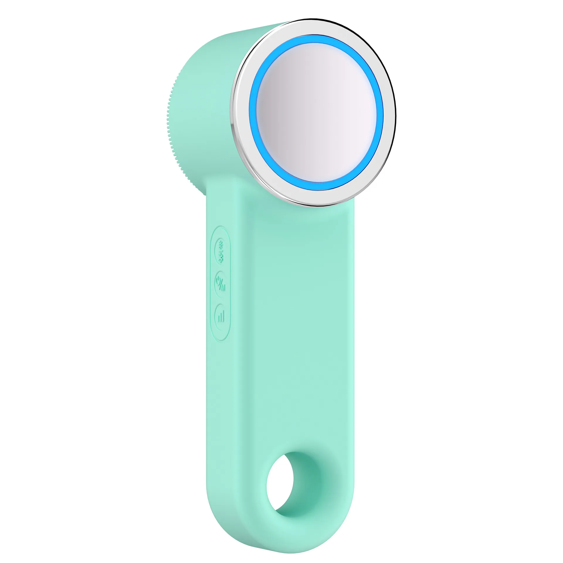 (verde) Limpador De Poros De Silicone Para Limpeza Facial Profunda