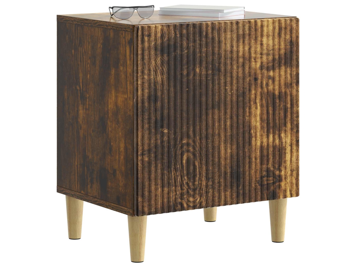Armário de Cabeceira Carvalho Fumado 43 X 34,5 X 50 Cm MAISON EXCLUSIVE