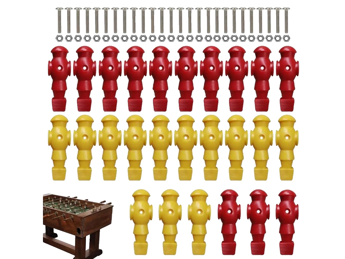 Homens De Foosball, Disponíveis Em Vermelho E Amarelo, Azul E Amarelo,vermelho Amarelo Oem