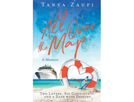 Livro All Over The Map De Tanya Zaufi (inglês)