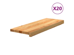 Stair Tread, Stair Treads Vidaxl Marrom Madeira De Carvalho (70 X 25 X 2 Cm)