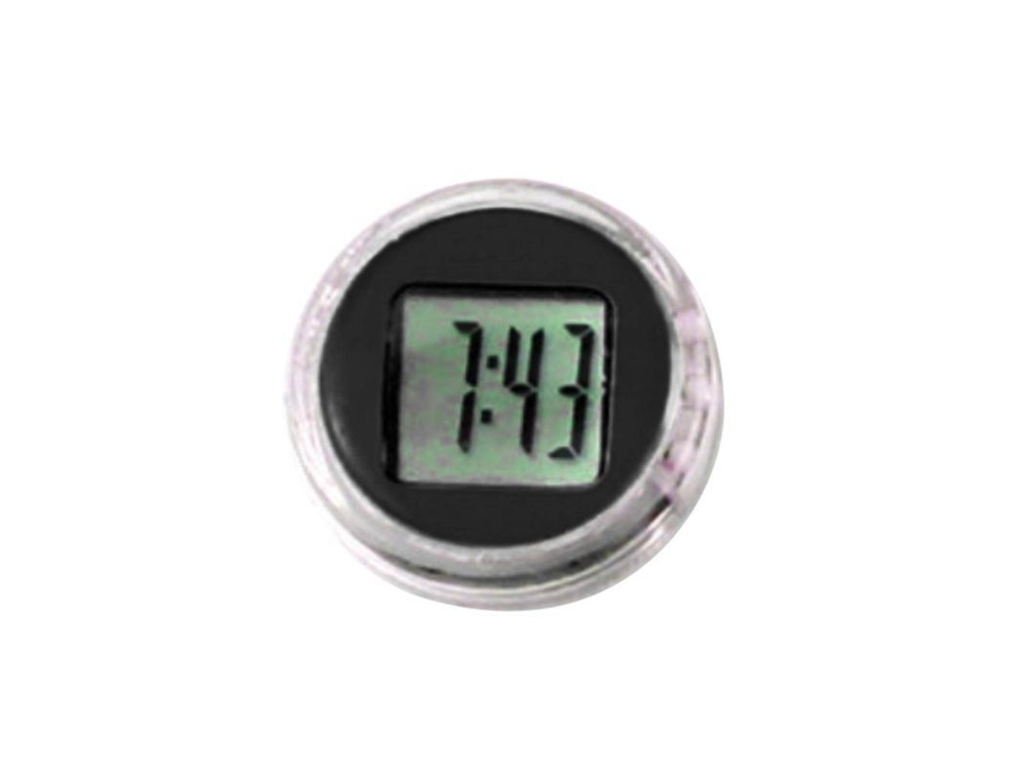 Reloj Digital Mini Impermeable Para Moto Bicicleta Oficina Decoración Bosaid Negro Negro