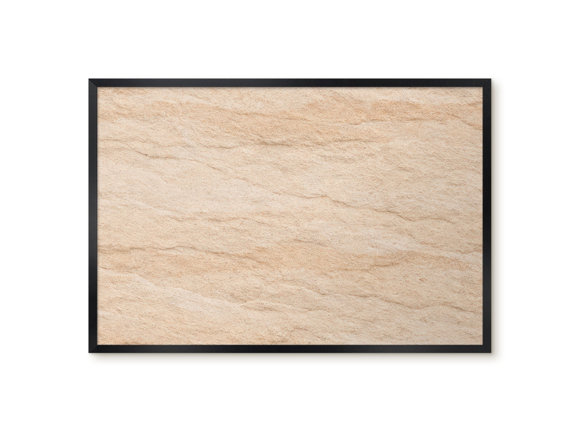 Quadro magnético de parede cinza elegante para quarto Espelharte (60x40 cm)