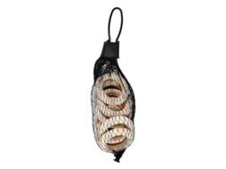 Argolas Para Cortina, Creotime, 3, 5 X 2 Cm, Madeira, Marrom, 6 Peças Marrons