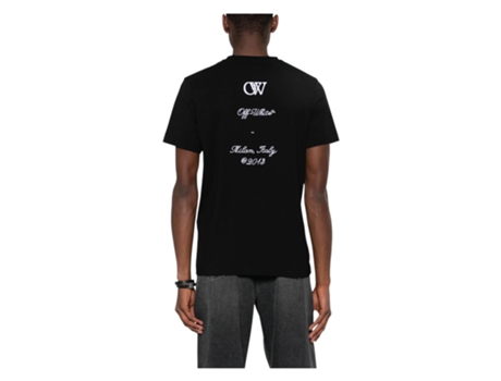 T-shirt Unissexo Off-white Abloh Algodão Preto (l)