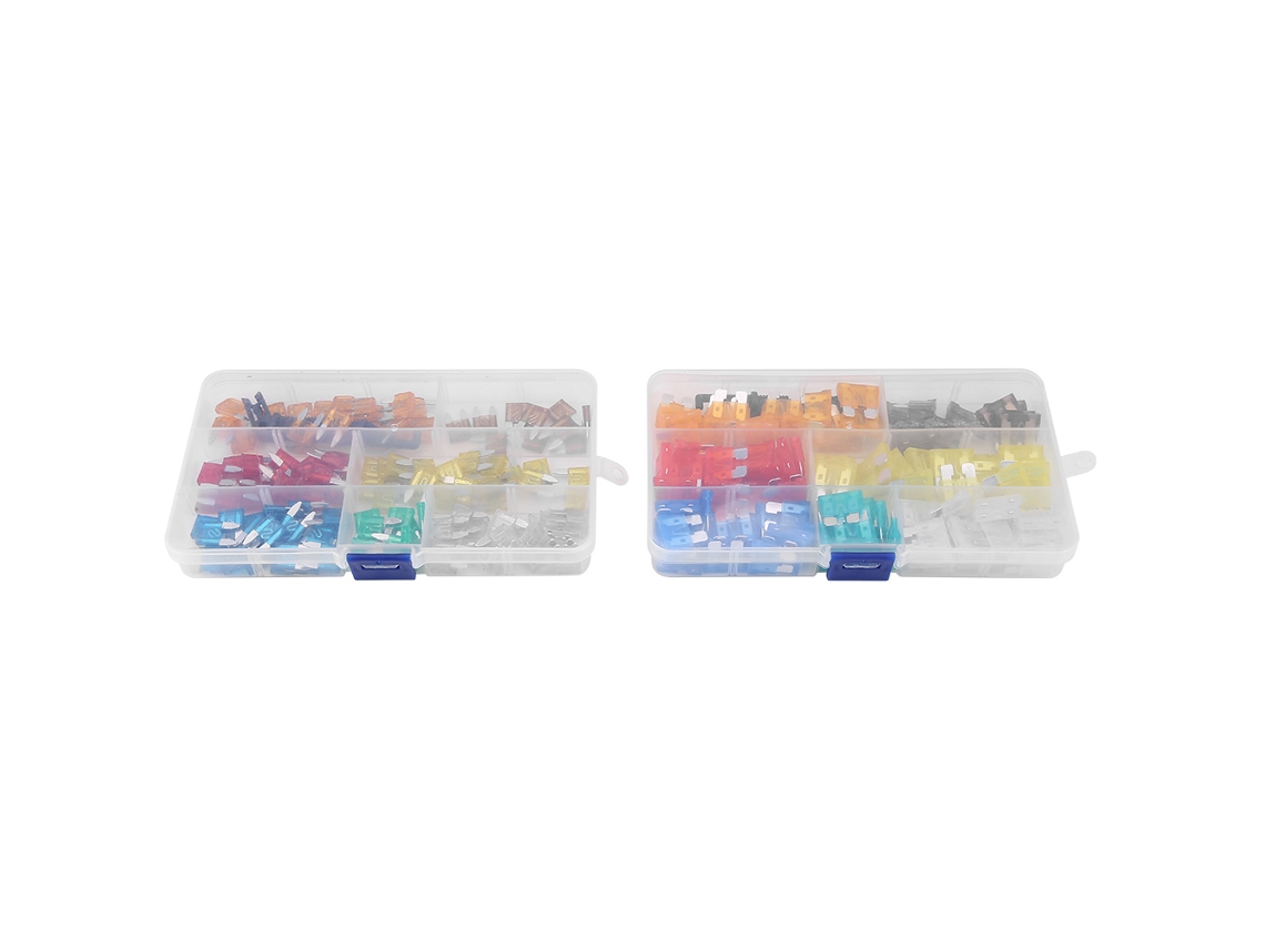 Fusíveis Conjunto 242 Peças 2 Cajas 5a 7,5a 10a 15a 20a 25a 30a S/MARCA