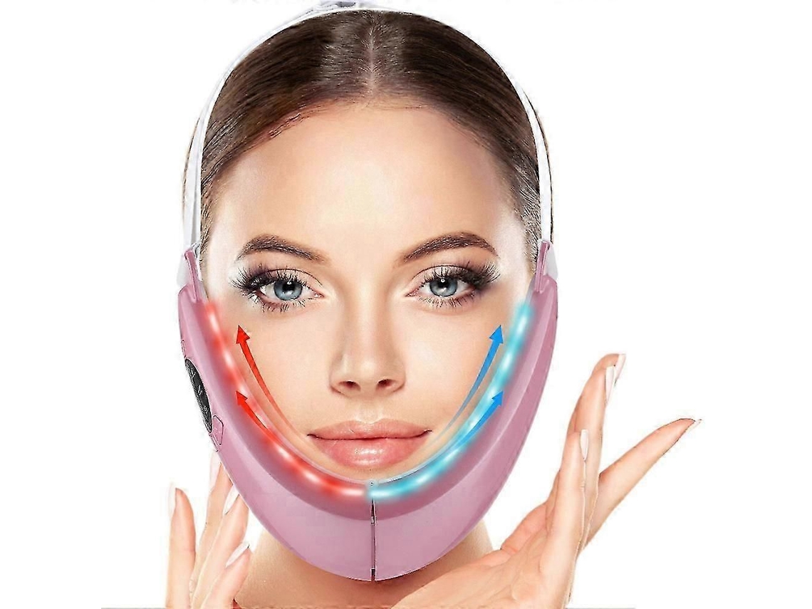 Massageador Facial Inteligente Elétrico em Formato de V para Modelar o Rosto, Redutor Papada, com Microcorrente Liftin GOKOCO