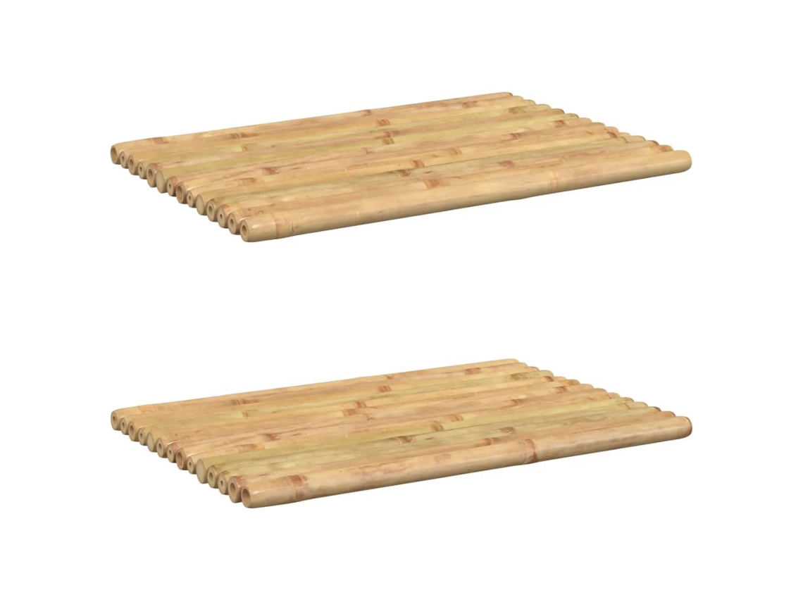 Bath Mat, Bath Mats Vidaxl Marrom Bambu (50 X 35 Cm)