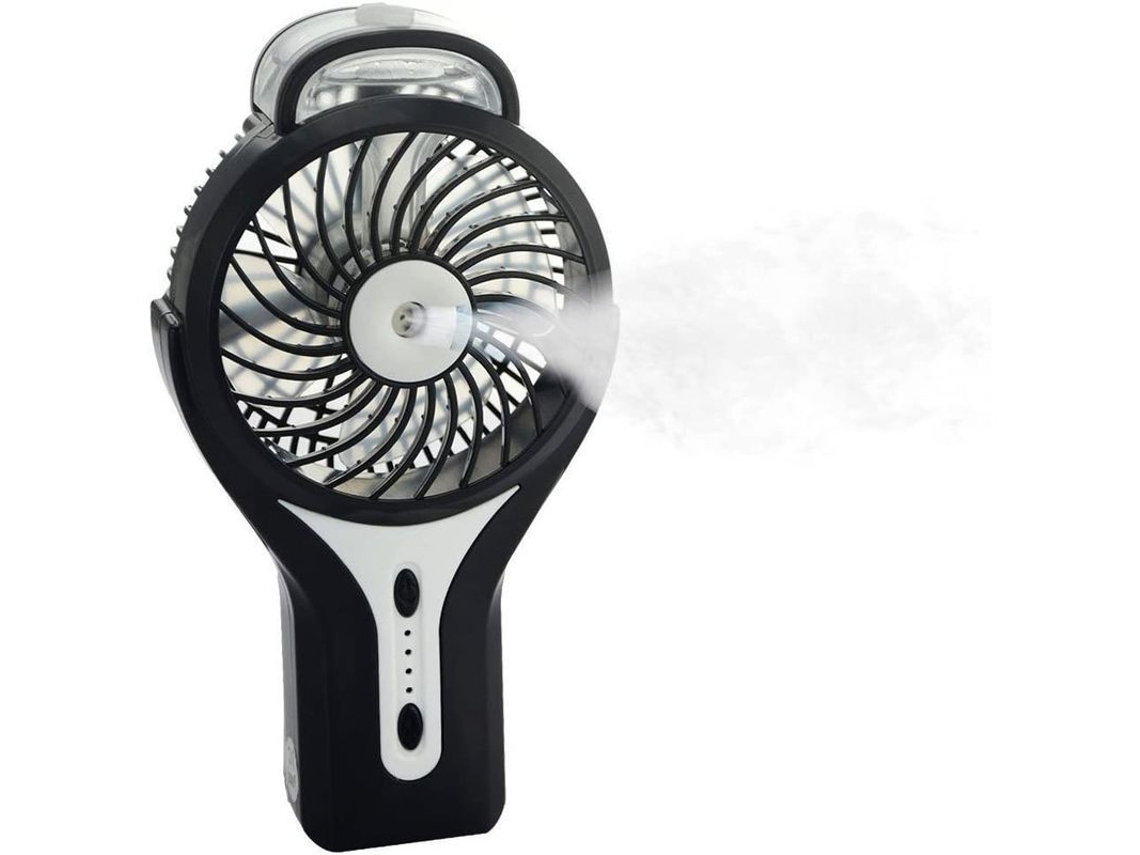 Ventilador portátil com nebulizador INTSUN mini para resfriamento pessoal e recarregável