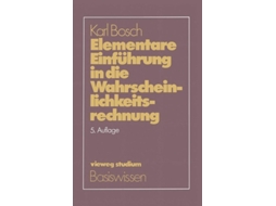 Livro Elementare Einfuhrung In Die Wahrscheinlichkeitsrechnung De Karl Bosch (alemão)