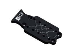 ATK RACE Placa De Dedo Prateado 27 mm