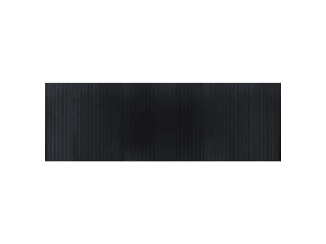 Rug, Rugs Vidaxl Preto Bambu (100 X 300 Cm)