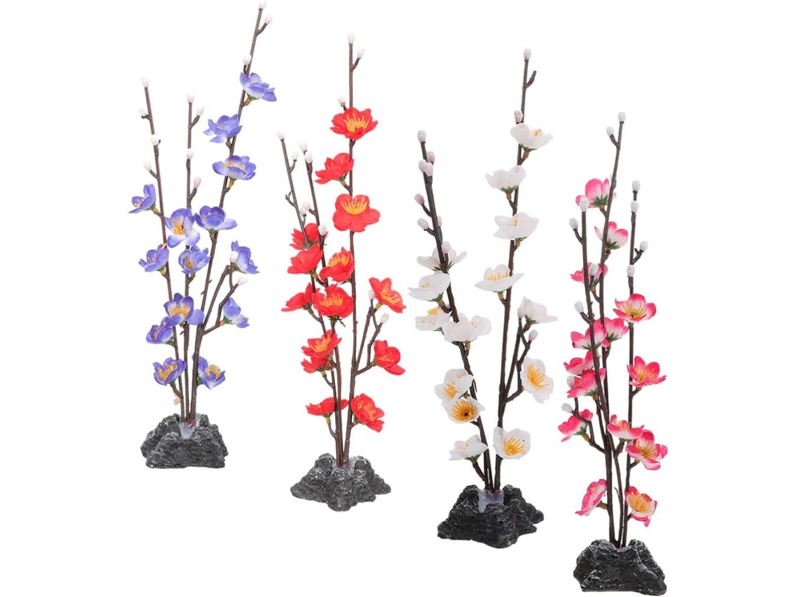 Conjunto De 4 Peças Para Decoração De Sashimi Em Prato De Plástico E Tecido