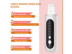 Aparelho Ultrassônico para Limpeza Facial Doméstica com Raspador, Removedor de Cistos e Limpador de Poros. MDUG (modelo 3)