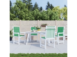 Vidaxl Almofadões Lombares P/ Cadeiras De Jardim 4pcs Oxford Verde