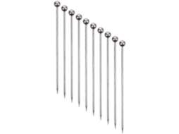 Conjunto De 50 Palitos De Coquetel Em Aço Inoxidável Para Martini, 10,9 Cm