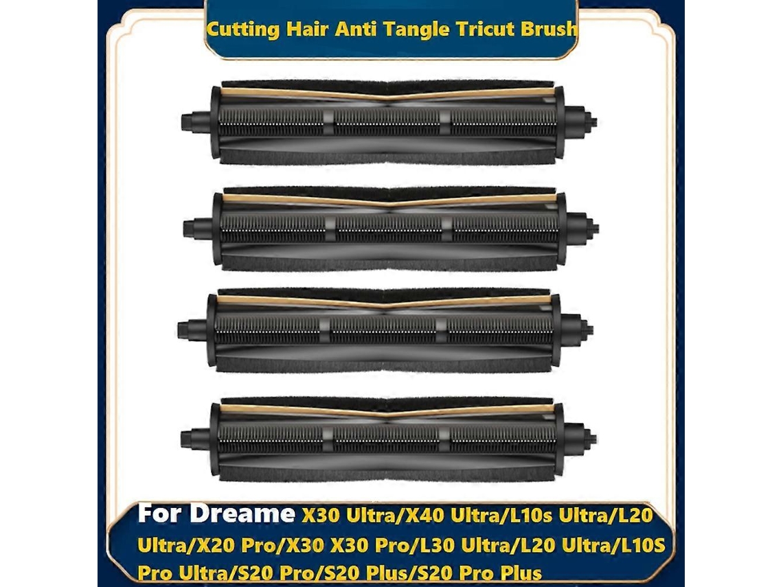 Escova Tricut Anti-emaranhamento Para Aspirador De Pó Dreame X40/x30 Pro/s10/x20 Pro Plus/l10s Ultra/l20 Ultra/l10 Plus_ozo