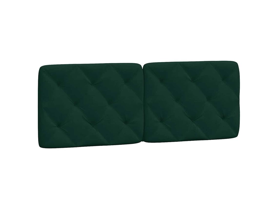 Travesseiro de Cabeça 140 cm Veludo Verde Escuro MAISON EXCLUSIVE