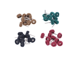 Conjunto De 40 Discos Abrasivos Para Polimento E Lixamento Com Ferramentas Rotativas Acessórios Hardware 1 Polegada