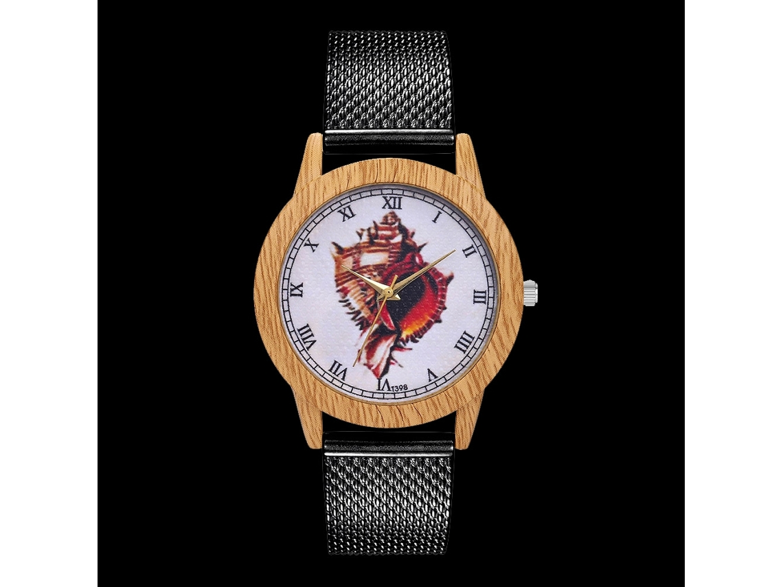 Reloj De Cuarzo Con Correa De Silicona Dial Numeros Romanos Unisex Casual Zhoulianfa (negro)
