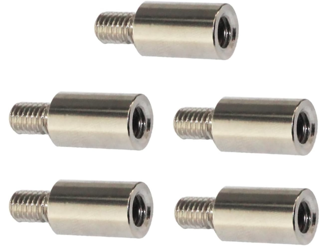 Clispeed Poteaux De Extensão Fácil De Usar E Sólidos Lote De 5 Acessórios De Scrapbooking Prateados Para Álbum