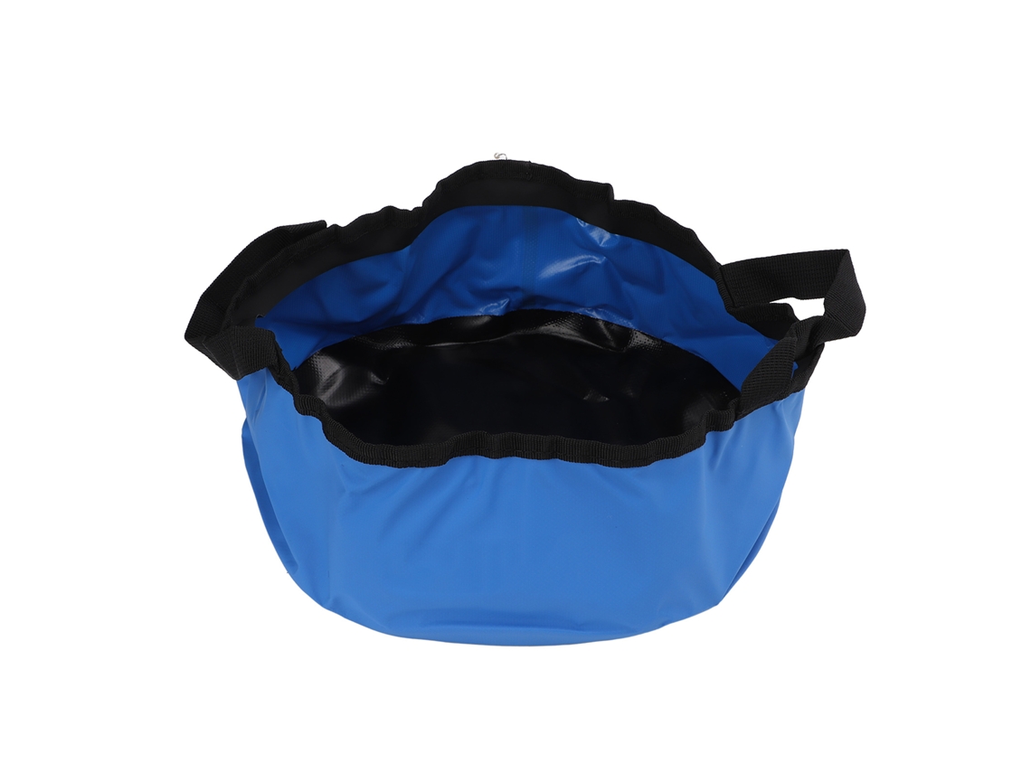 Balde Dobrável Com Alça, Recipiente De Água Leve De Pvc Dobrável Para Camping, Caminhadas E Pesca, 7,5 L, Azul Slowmoose