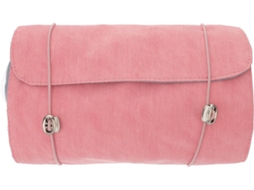 Bolsa dupla Maquiagem 4 em 1 em couro PU com gancho para pendurar, ideal para viagens e vendas.