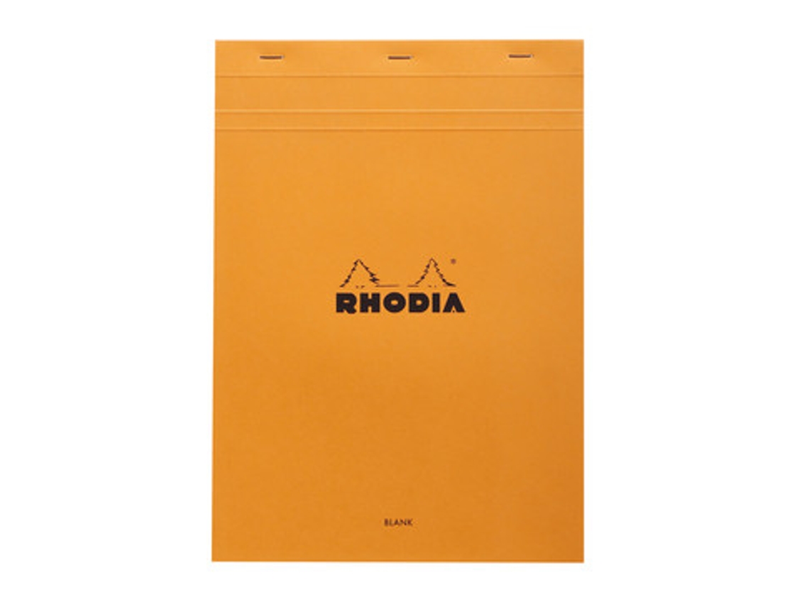 Caderno e Bloco 18000c A4 80 Folhas Laranja Rhodia