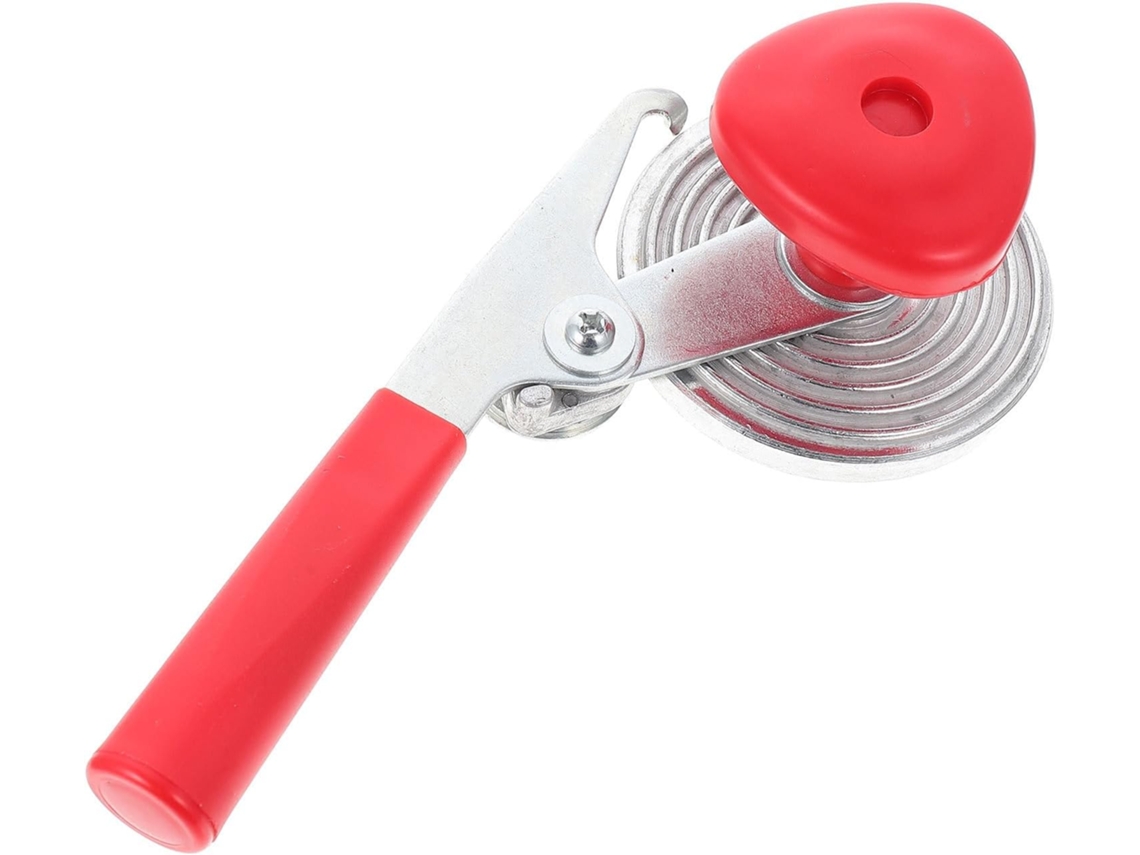 Seladora Manual De Latas Vermelha Em Abs E Ferro, Ferramenta Pequena E Resistente Para Selar Latas