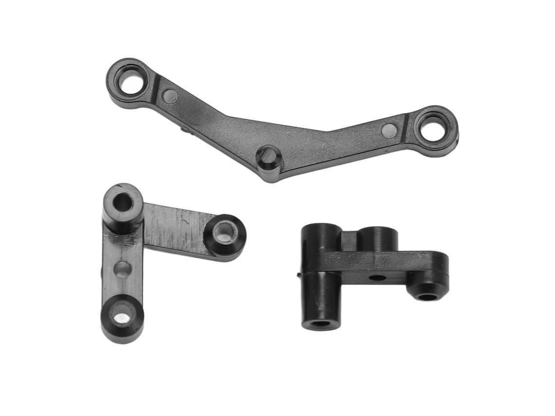Conjunto De Direção De Carro Rc 1:18 Em Plástico Para Hs18301 Hs18302 Hs18303 Hs18304 Hs18311 Hs18312 Hs18313 Hs18314