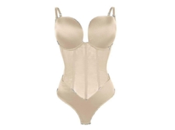 2026 lingerie Moldadora de Corpo com 5 Ossos de Malha para Mulher Respirável e Confortável com Alcinhas Removíveis