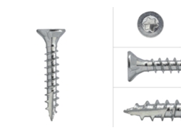 Parafusos para Aglomerado Galvanizados 4 X 25 Mm Torx 20 Caixa 200 Peças WOVAR
