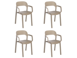 Set 4 Poltronas Interior, Exterior Areia Ona Garbar
