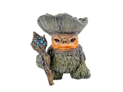 Decoração de Elfo Cogumelo Verde Monstro Fofo