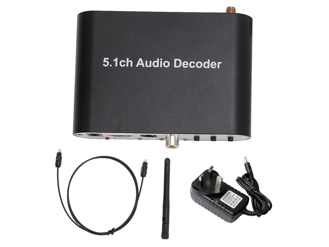Decodificador de Áudio Digital LAXISCREED 5.1 Canais