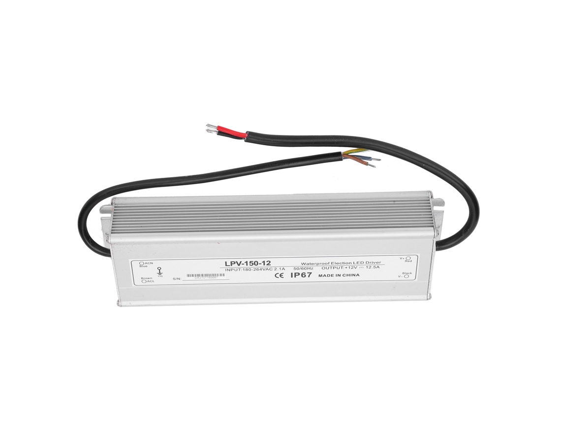 Fonte de Poder de Conmutação IP67 Driver LED Saída Única DC 24V 100W