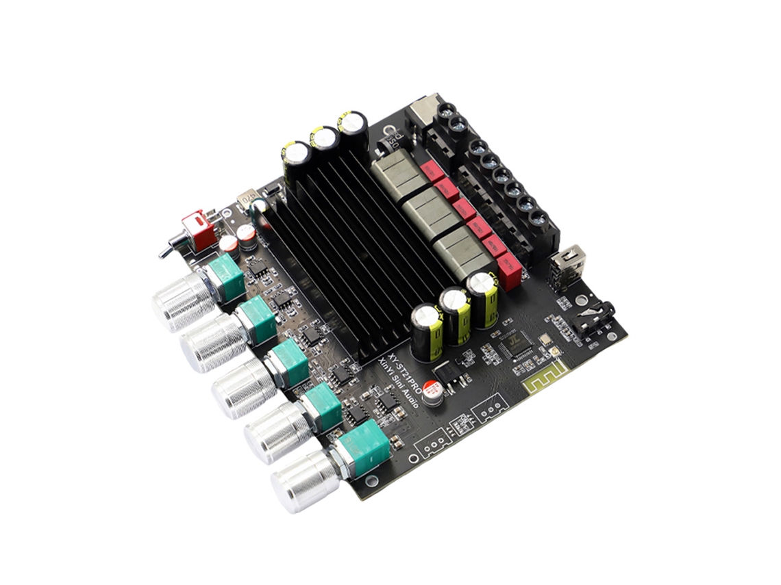 Placa de amplificador de potência digital 2.1 canais Tpa3255 Bt 100w*2+200w subwoofer compacto