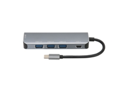 Hub Usb-c 5 Em 1 Expansão Carregamento Rápido Pd 60w Transmissão De Alta Velocidade 5gbps