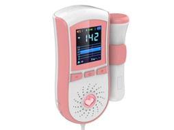 Ponta De Prova Fetal Do Monitor Cardíaco 3mhz Do Bebê De Doppler Exposição Da Curva De Ecg Do Lcd Da Cor GERTIZ