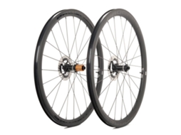 Par Rodas Estrada Aero Disc Tubular Preto 12 X 100 / 12 X 142 Mm / Shimano/Sram Hgprogress