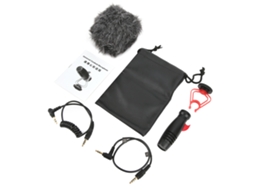 2026 kit de Microfone para Câmera com Suporte Microfone Condensador para Entrevistas