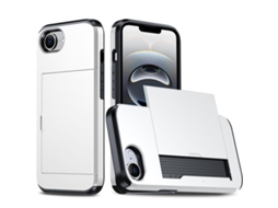 Capa Protetora À Prova De Choque Para Iphone 16e - Compartimento Para Cartão