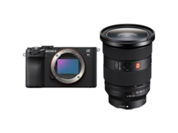 A7c Ii Preto + Fe 24 70mm F/2.8 Gm Ii Máquina Fotográfica Híbrida + Ebook “20 Dicas para Fotos Que Impressionam” SONY