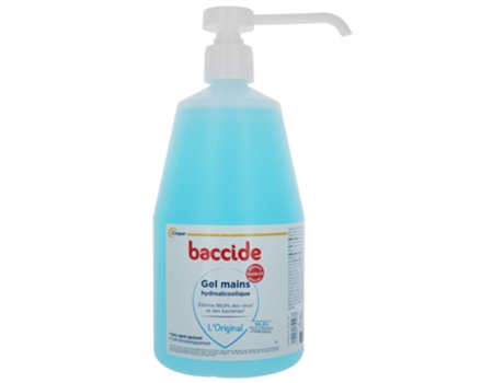 Gel para as mãos sem enxágue 1 L BACCIDE