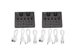 2x V8 Placa De Som Conjunto De Áudio Interface Externa Usb Microfone Ao Vivo Placa De Som Função Bluetooth Para Slowmoose