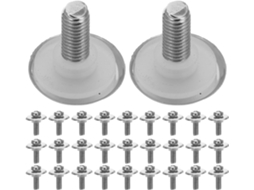 Conjunto Baluue Com 50 Parafusos De Fixação Para Tampas Panelas, Com Arruelas De Silicone E Aço Inoxidável, Ideais Para