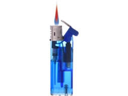 Isqueiro POLYFLAME Transparente Recarregável Multicores