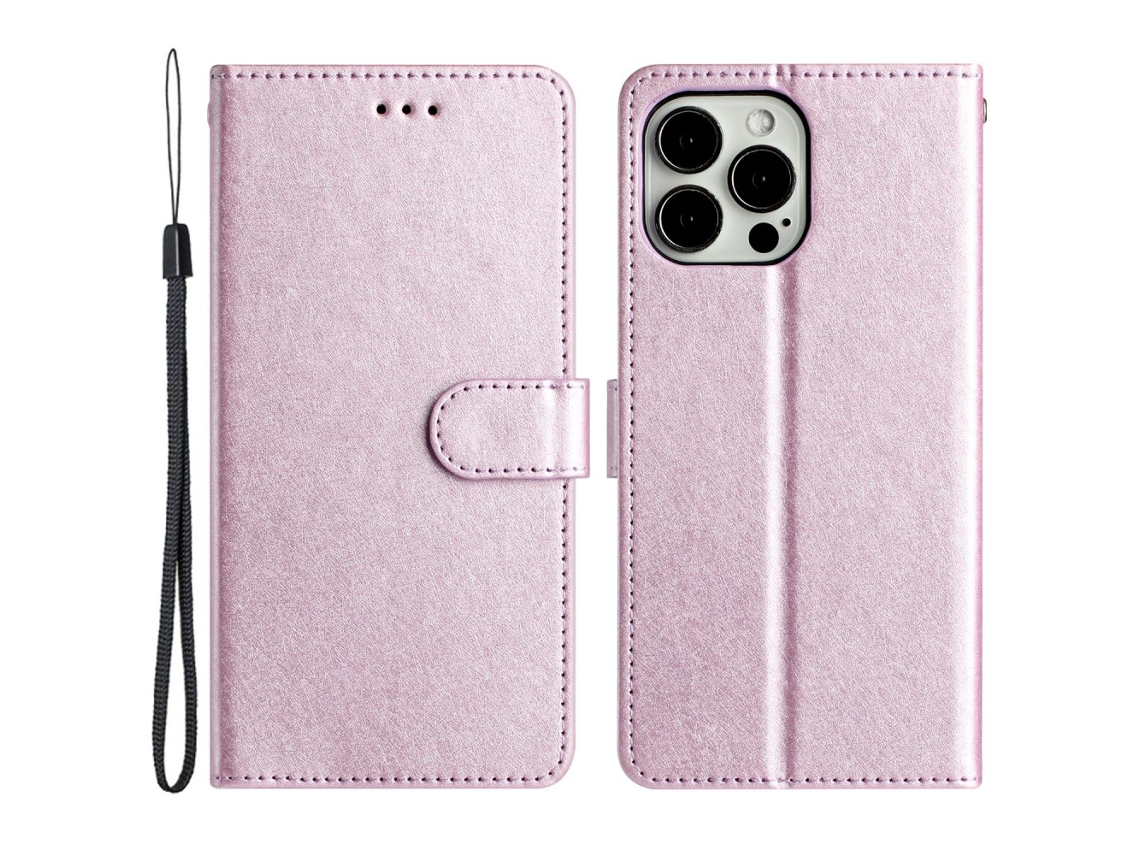 Capa Pega Para Iphone 15 Pro Max Pele Sintética Roxo