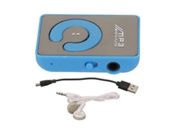 Reprodutor Mp3 Portátil LAXISCREED Clip Azul